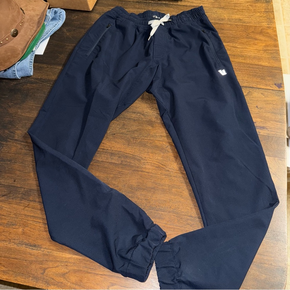 Vuori Navy Blue Transit Jogger Sweatpants - Small